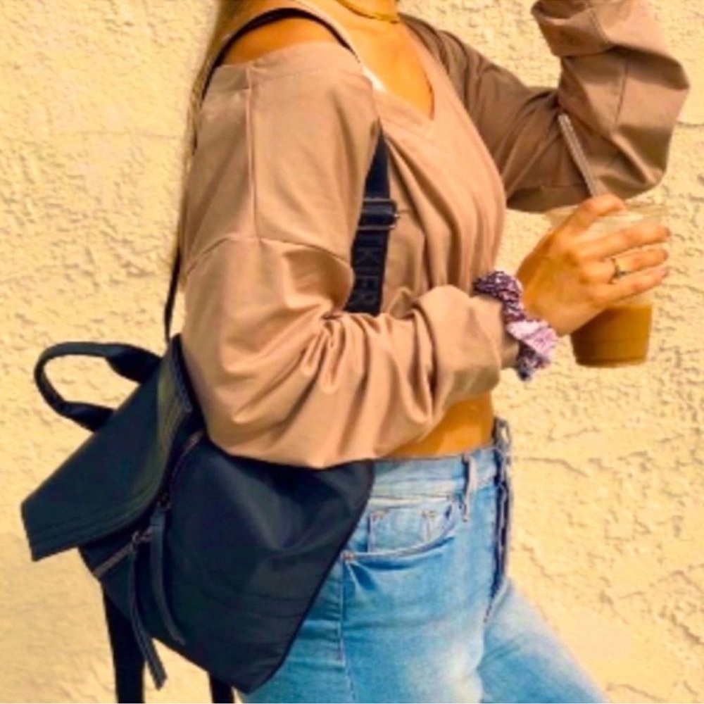 Botkier New York Mini Black Backpack